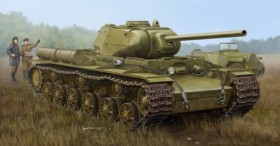 Trumpeter Soviet KV-1S/85 Heavy Tank, Fahrzeuge, Grün - Bild 1