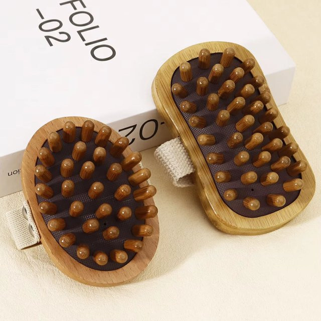 Meridian-Massagebürste aus Holz, Unisex, für Haare - Bild 1