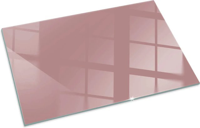 Tulup Glasplatte für Kaminöfen in Rosa, B/T/H: 100 x 70 cm - Bild 1