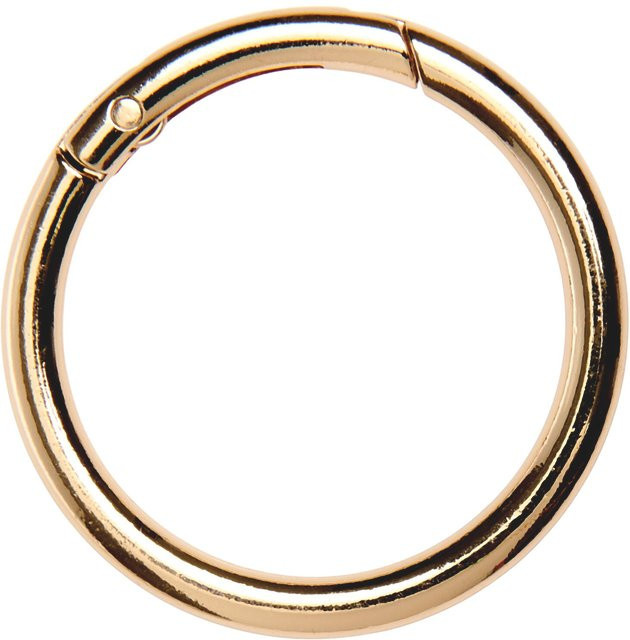 Rico Design Karabiner-Ring aus Metall in Gold - Bild 1
