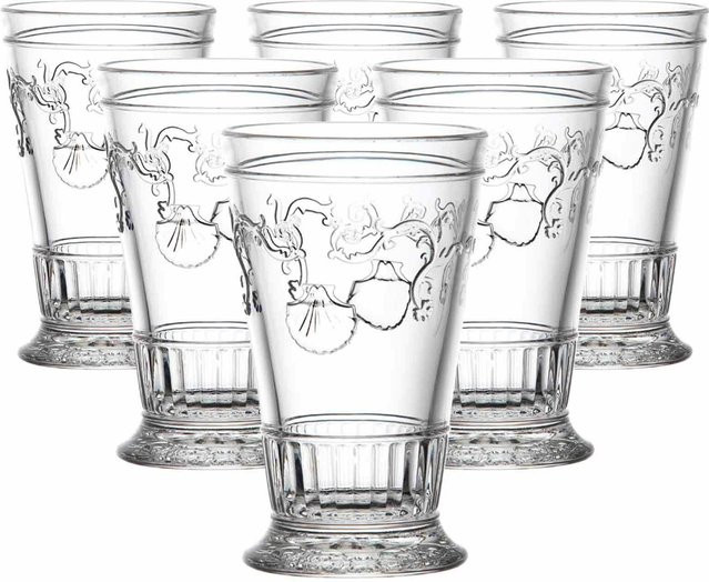 La Rochére Versailles Longdrinkgläser transparent 6er Set mit 330 ml pro Glas - Bild 1