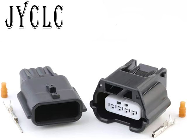 JYCLC 4-poliger Auto-Luftmengenmesser und Drucksensor mit wasserdichtem 0,6 mm Stecker in Schwarz für Nissan 7282-8853-30 7283-8853-30 - Bild 1