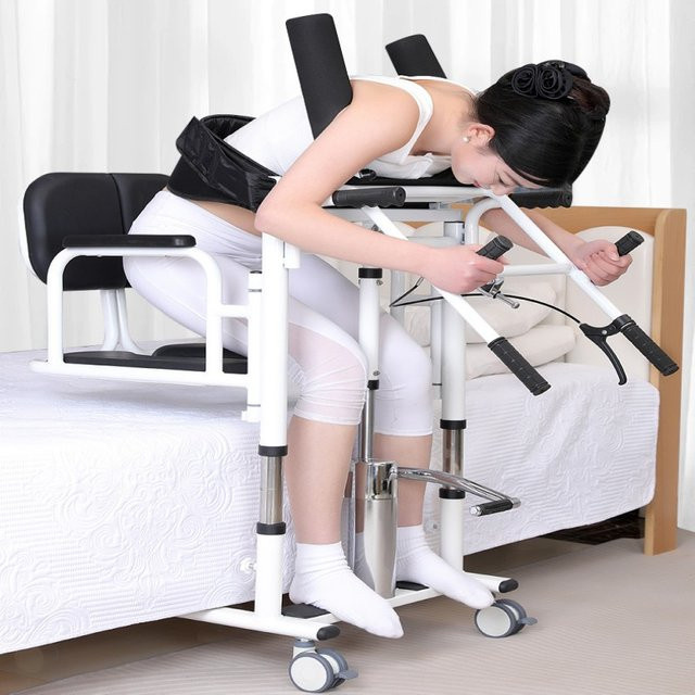 MDUG Hydraulischer Badewannen-Transferlift für die häusliche Pflege, Sicherheitsausrüstung für Menschen mit Behinderung, Schwarz oder Weiß - Bild 1