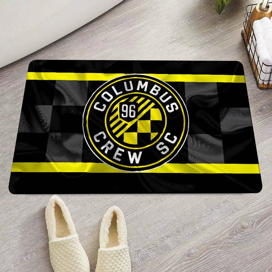Karpetti C-Columbus Crew SC Badezimmermatte rutschfest und wasserabsorbierend, B/T: 60 x 40 cm - Bild 1