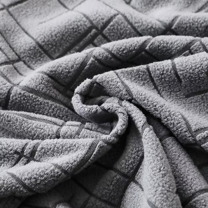 WANERQU Stuhlhussen aus elastischem Jacquard für armlose Esszimmerstühle, Grau - Bild 2