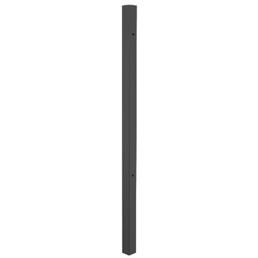 Klobenpfosten für Einzeltor in Anthrazit zum Einbetonieren, Durchmesser: 6 cm, Höhe: 150 cm - Bild 2