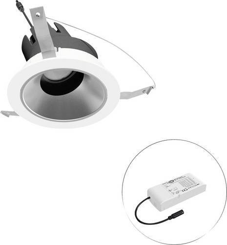 EVN LED-Deckenstrahler F02R14AM0630L24D in Weiß, rund und verstellbar - Bild 1