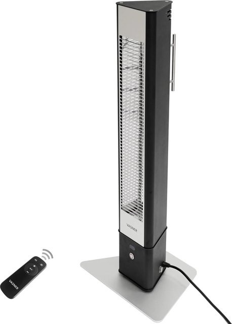 VASNER HeatTower Infrarot-Standheizstrahler 2500 W mit Fernbedienung Schwarz, Höhe: 104,0 cm, Breite: 33,0 cm - Bild 1