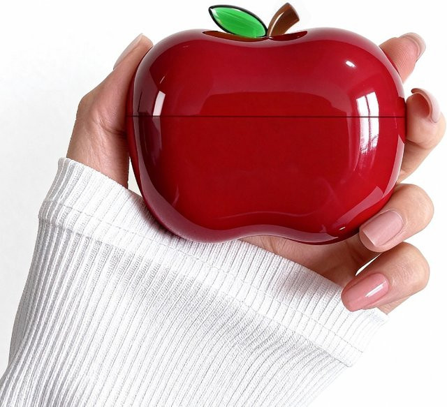 Schutzhülle für Apple AirPods Pro, Pro 2 und Pro 3 sowie AirPods 1, 2, 3 und 4 Generation in Rot, matte Softshell, schmutzabweisend - Bild 1