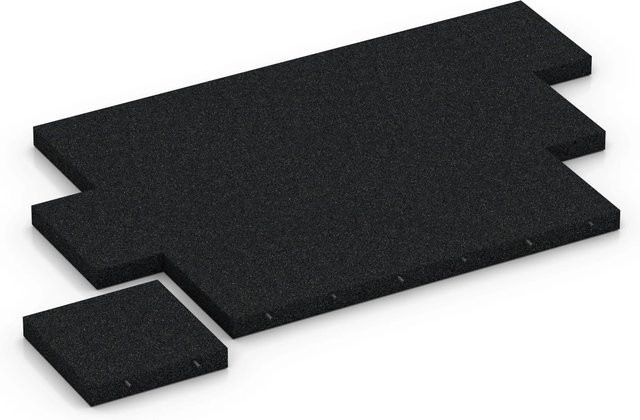 WARCO Fallschutzplatte Anthrazit B/T/H: 50 x 50 x 8 cm - Bild 1