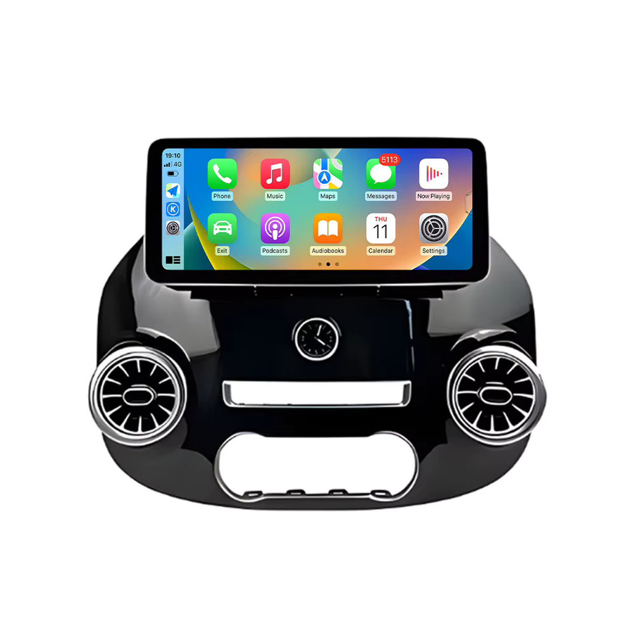 KJ-NAVI Android Multimedia Radio Player mit 12,3 Zoll Display für Mercedes Benz Vito W447 (2014–2022), Wireless Carplay und Wi-Fi, Schwarz - Bild 6