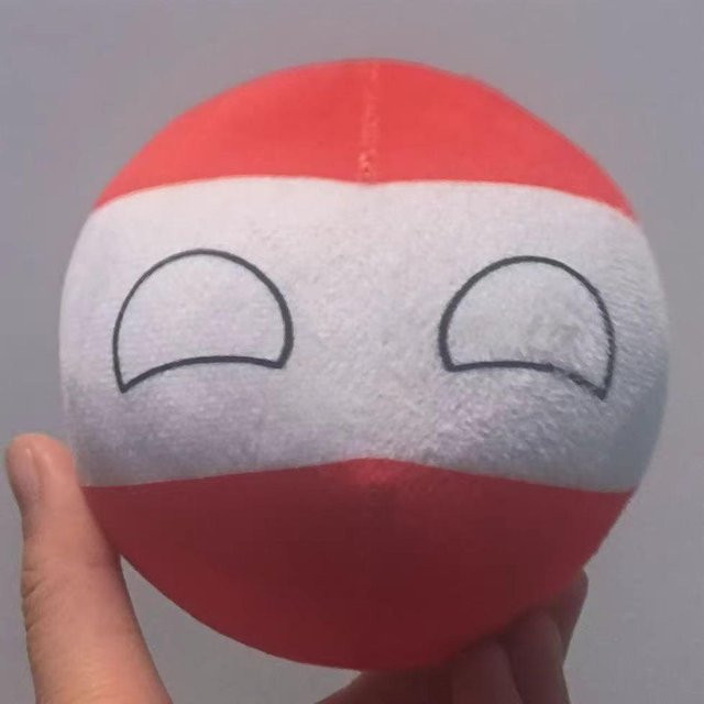Polandball Plüschkissen, Bangladesch Irland England Schottland Puerto Rico Serbien Wales Nepal Countryball, 10cm - Bild 1