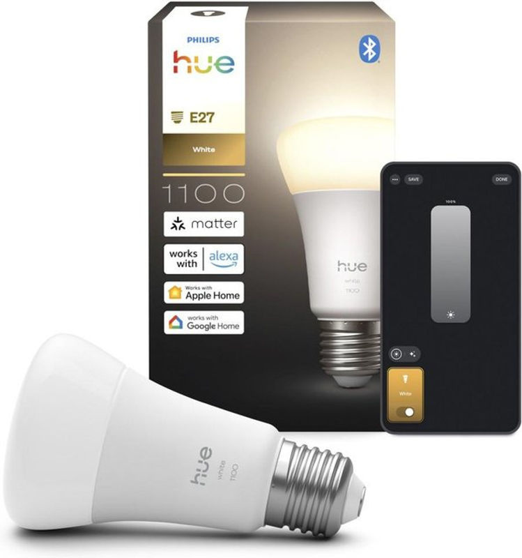 Philips Hue LED-Leuchtmittel A60 Warmweiß E27 9,5 W 1100 Lumen dimmbar - Bild 2
