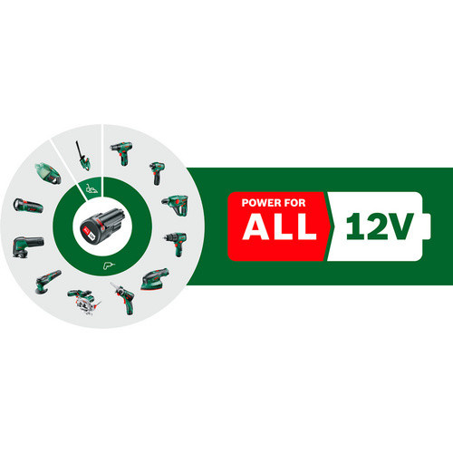 Bosch EasyDrill 1200 Akku-Bohrschrauber 12V in Grün/Schwarz/Rot mit 2 Akkus und Zubehör - Bild 5