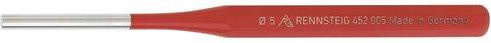 Rennsteig Splintentreiber aus Stahl in Rot, B/T/H: 150 x 10 x 4 mm - Bild 1