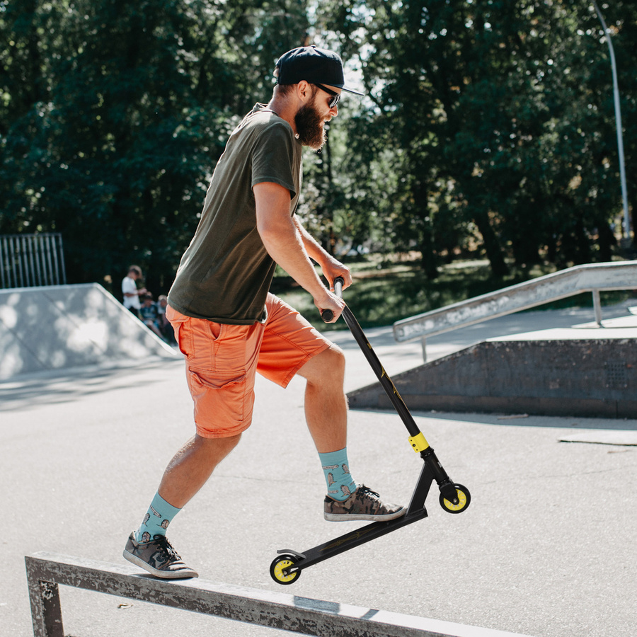 HOMCOM Stuntscooter Gold Tretroller ab 14 Jahren - Bild 2