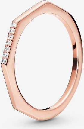 Wucifang Jewelry Ring, 925 Silber, Roségold, Kristall, Damen - Bild 1