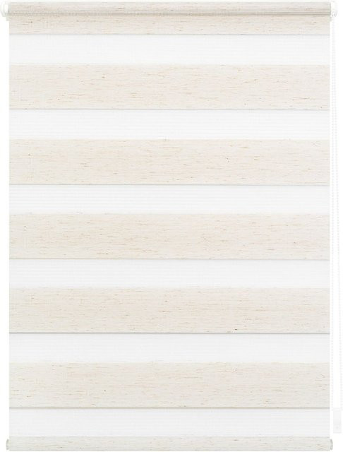 Lichtblick Duo-Rollo Klemmfix Day & Night in Beige, Breite: 85 cm, Höhe: 150 cm - Bild 1