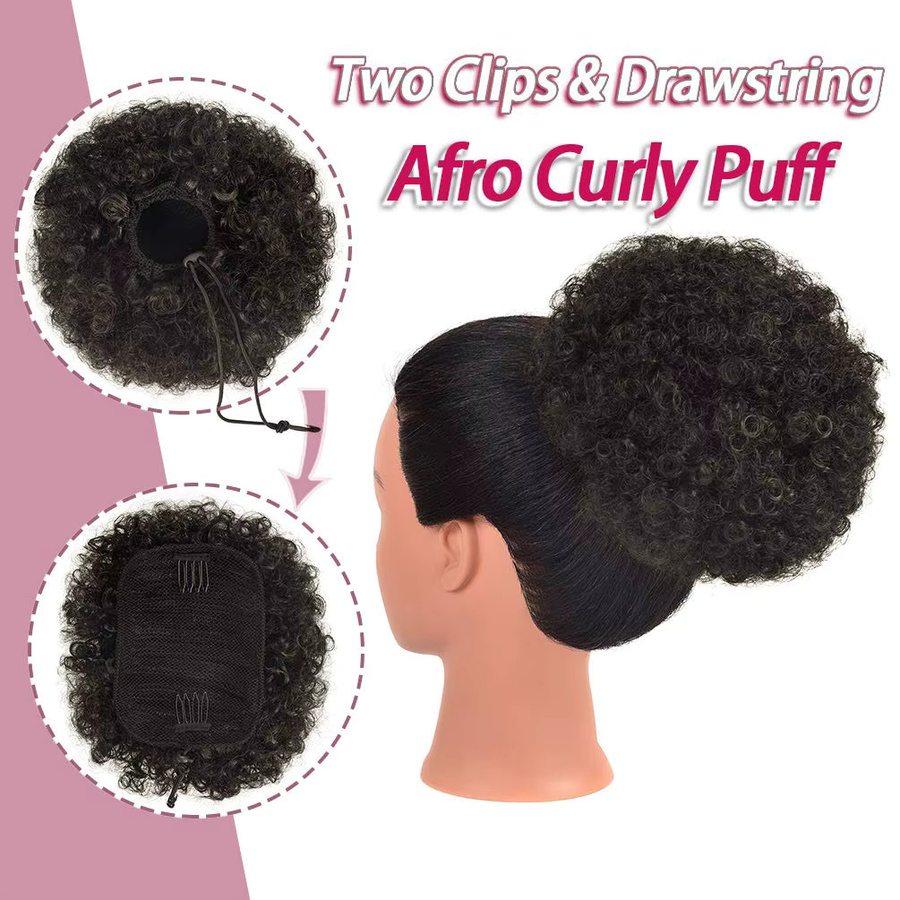 G&T Wig Afro-Puff-Pferdeschwanzverlängerung, Synthetisch, Damen - Bild 6