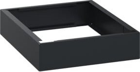 C + P Möbelsysteme Unterbau Stahl in Schwarzgrau B/T/H: 40 x 10 x 50 cm - Bild 1