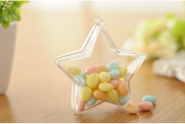 Transparente Kunststoff Candy Box für Lebensmittel und DIY-Verpackungen, 10 Stück - Bild 1