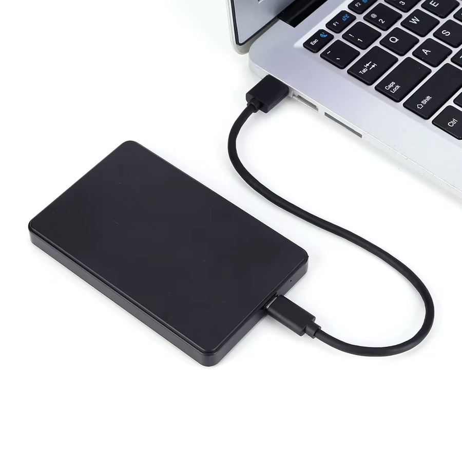 IRhasta 2,5 Zoll SATA zu USB 3.0 HDD-Gehäuse und mobile SSD-Festplattenhülle in Schwarz - Bild 2