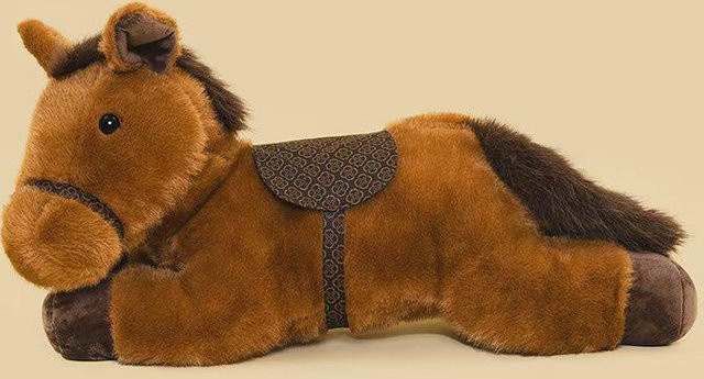 Kawaii Cartoon Anime Pony Stofftier Plüschtier Puppe, 45cm, schokoladenbraun - Bild 1