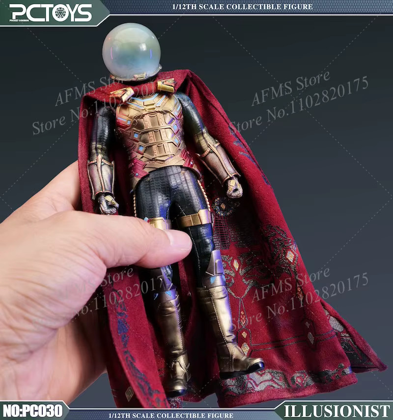 PCTOYS Mysterio Quentin Beck Magier, Actionfigur, 1/12 Maßstab, 6 Zoll - Bild 2