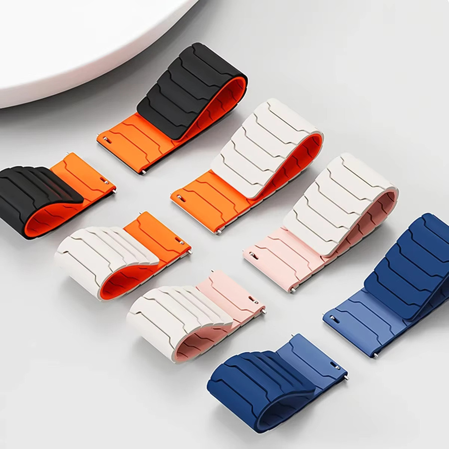 CAOWTAN Uhrenarmband Silikon, Magnetisch, Unisex - Bild 2