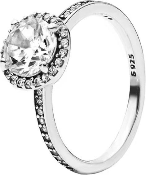 Ring 925 Silber, floral, Zirkonia, Damen - Bild 1