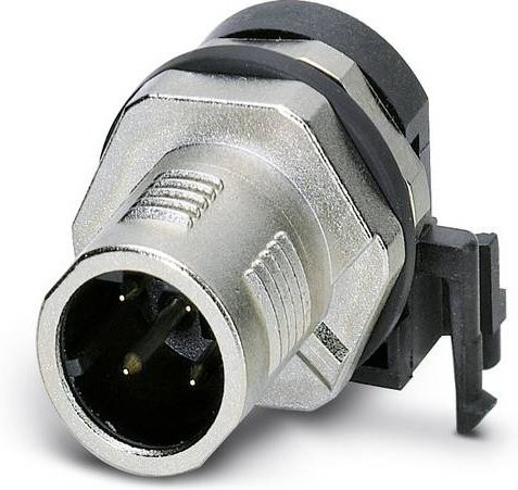 Phoenix Contact 1439913 Sensor-Aktor-Einbausteckverbinder M12 Stecker, 4-polig, Farbe: Silber, 10 Stück - Bild 1