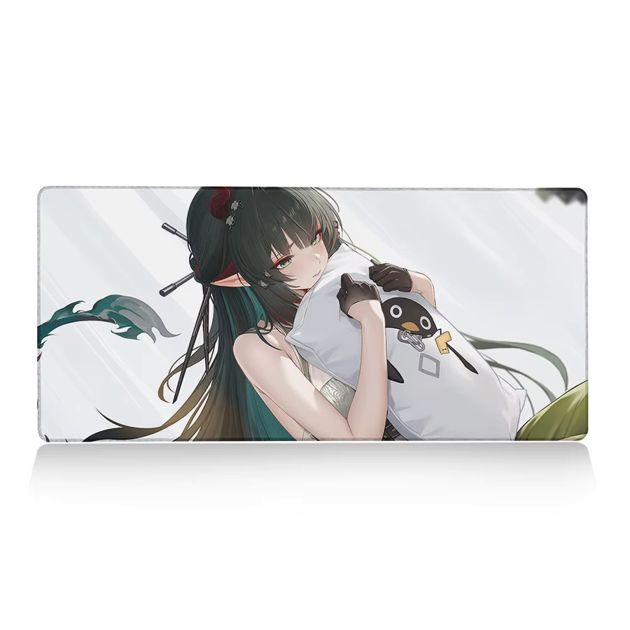 Riccu Gaming Mauspad XXL mit HD-Druck Anime-Mädchen Zhuang Fangyi Arknights Endfield Schutz-Mauspad in Multicolour - Bild 5