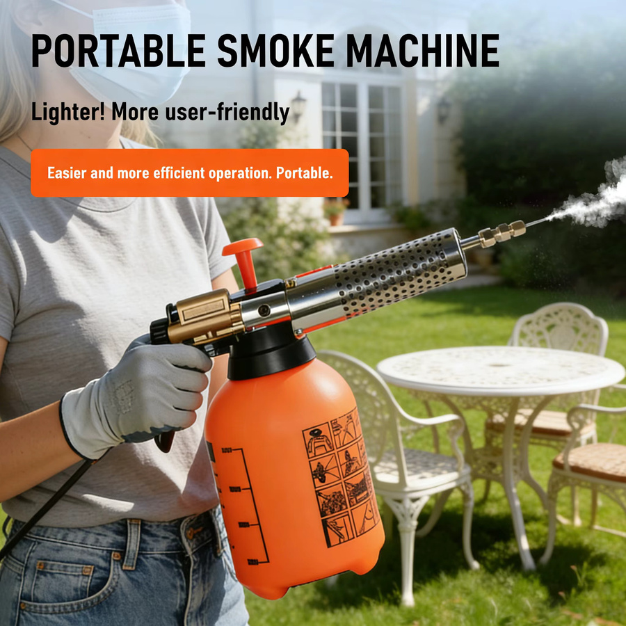 Tragbarer thermischer Nebelgenerator zur Schädlingsbekämpfung und Mückenbekämpfung, 2 l, Orange - Bild 2