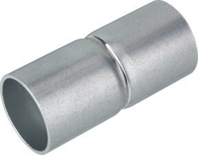 Fränkische Aluminium-Steckmuffe AMS-E 50 in Silber - Bild 1