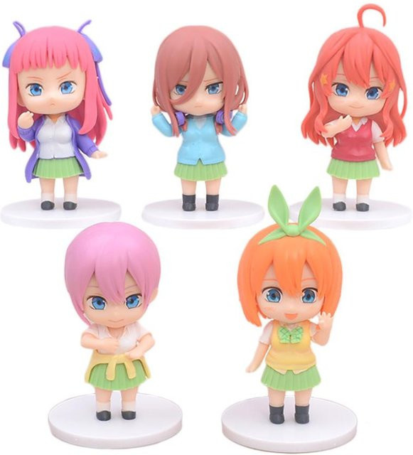 MIFEN The Quintessential Quintuplets Actionfigur, 5-teiliges Set, pink - Bild 1