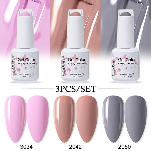 Clou Beaute Nagelgel, Nude, Glänzend - Bild 1