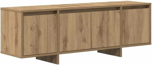 vidaXL TV-Schrank Artisan-Eiche in Braun aus Holzwerkstoff, B/T/H: 120 x 30 x 40,5 cm - Bild 1