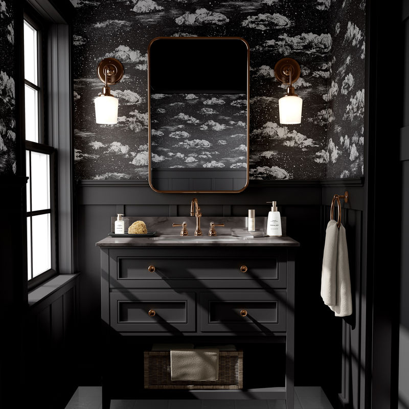 Sian Zeng Tapete Clouds in Schwarz mit abstraktem Wolken-Design aus Vlies - Bild 2