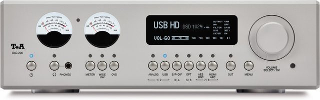 DAC 200 (V1.0) Wandler in Silber mit USB-C und HDMI - Bild 1