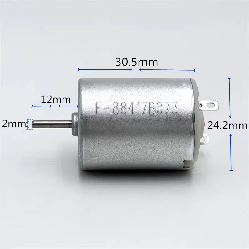 NICHIBO FC-280SB-2850 Mini 280 Motor DC, Hochgeschwindigkeitsstarker magnetischer Kohlebürstenmotor für DIY Spielzeugauto Boot - Bild 2