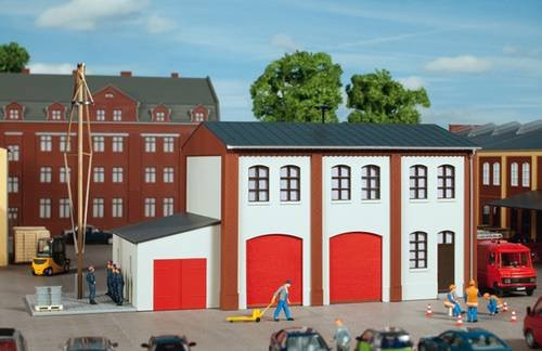 Auhagen Betriebsfeuerwehr H0 in Rot - Bild 1