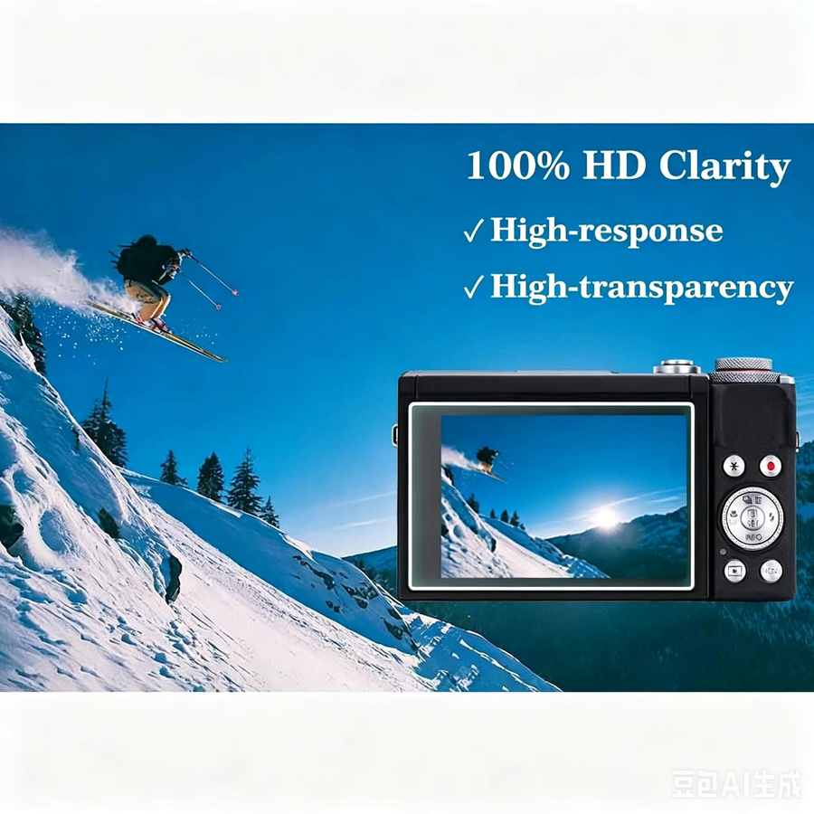 2er-Pack Canon G7 X Mark III Displayschutz aus gehärtetem Glas, transparent, kratzfest und blasenfrei - Bild 4