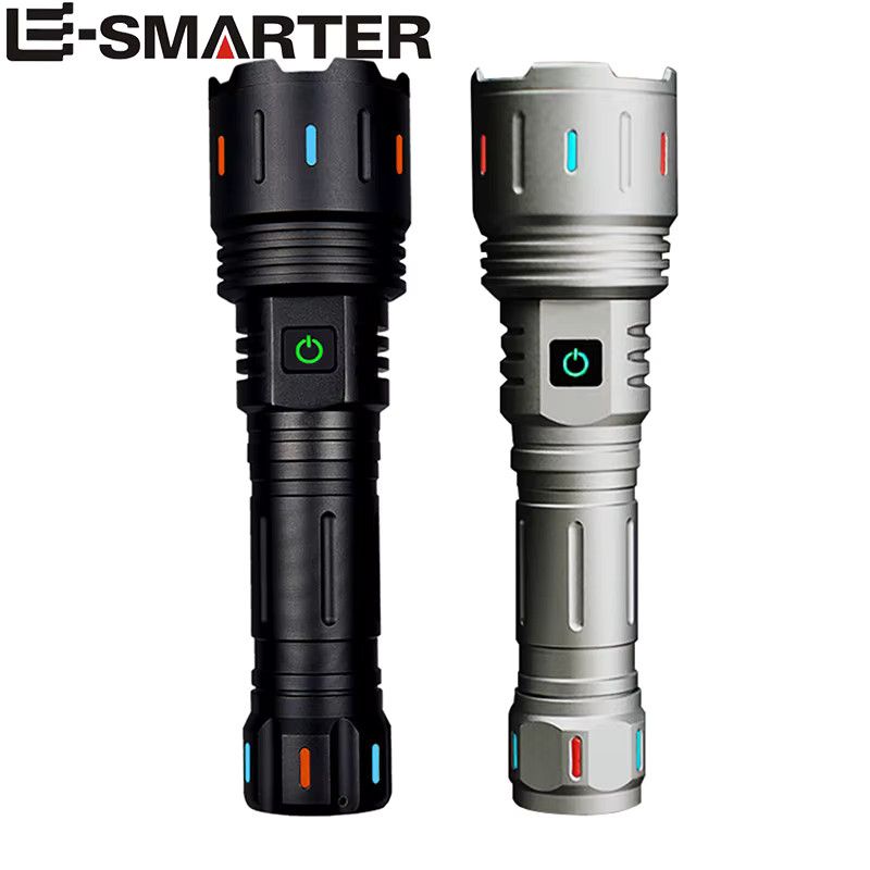 ESMARTER Taktische LED-Taschenlampe mit Zoomfunktion und 5 Modi, wasserdicht - Bild 6