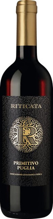 Menzatia Vini Riticata Primitivo Rotwein, Apulien, 2025, halbtrocken, 0,75 l