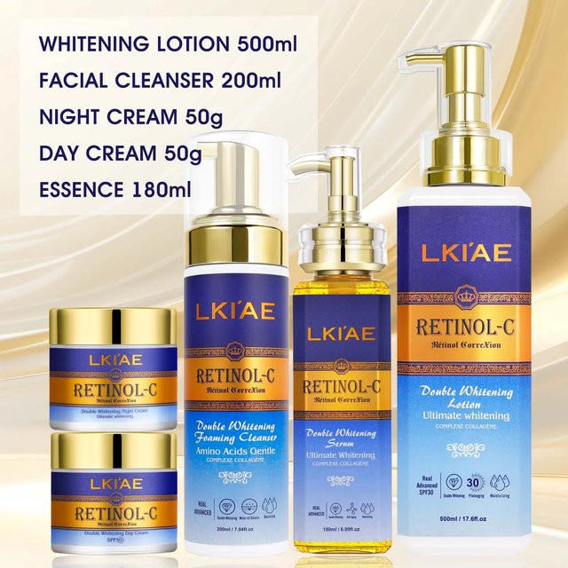 LKIAE Advanced Retinol Double Whitening Skin Care Set, Gesicht, Unisex - Bild 1
