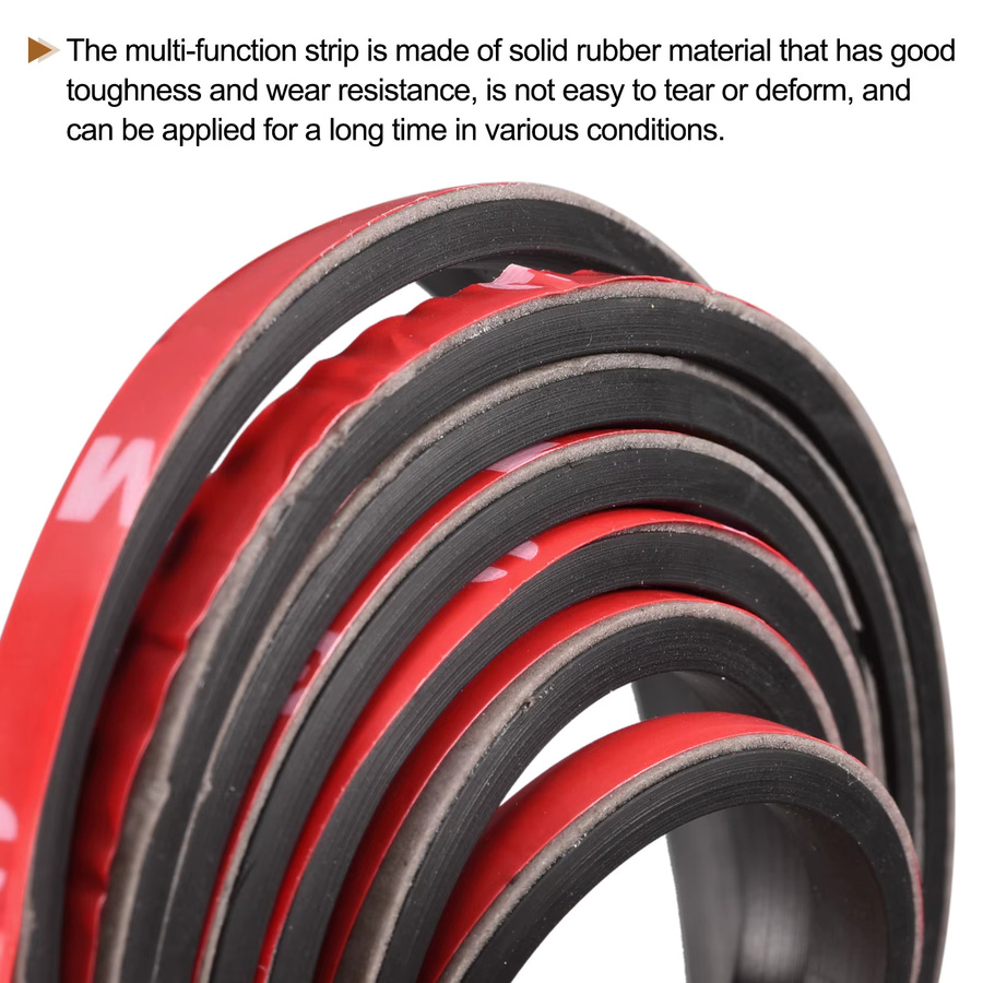 UXCELL EPDM-Gummiplatten selbstklebend in Schwarz für DIY-Dichtungen und Versiegelungen - Bild 5