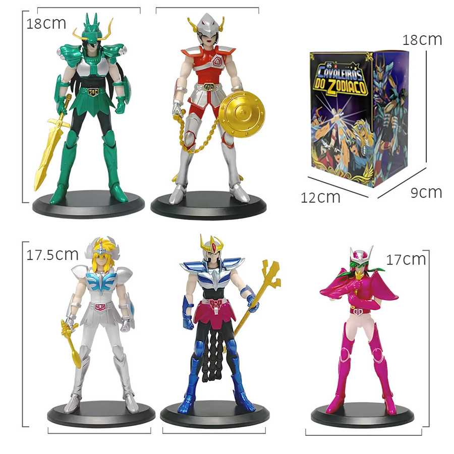 Bandai Saint Seiya Myth Cloth EX Pegasus Dragon Shiryu Hyoga Cygnus Phoenix Ikki, Actionfiguren, Einzelfigur, 18 cm - Bild 3