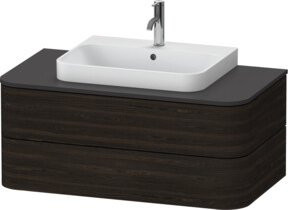Duravit Waschtischunterschrank Happy D.2 Plus in Nussbaum gebürstet, B/T: 100 x 55 cm - Bild 1