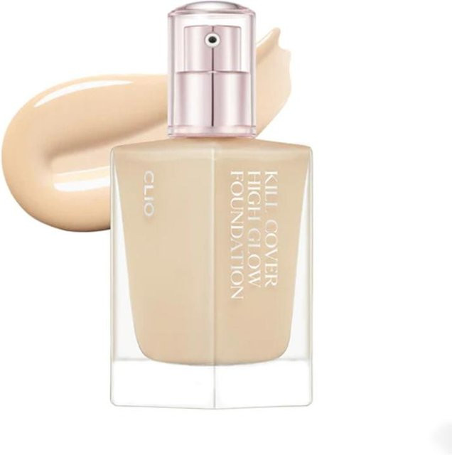 CLUB CLIO Kill Cover High Glow Foundation, #03.Linen, 38 g, Glänzend - Bild 1