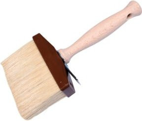 FRIESS TECHNO-PROFI Flächenstreicher mit heller Chinaborste für Holz und Kunststoff, Breite: 10 cm, Höhe: 3 cm - Bild 1
